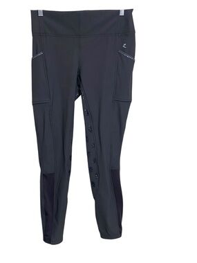 Horze Riding Pants Womens Size 28 Horse Breeches Equestrian Show Glitter Crown
